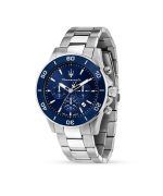 Maserati Competizione Chronograph Stainless Steel Blue Dial Quartz R8873600002 100M Men's Watch