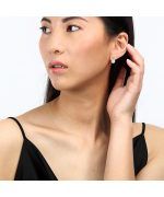 Morellato Perla Silver Tone Earrings SAER52 For Women
