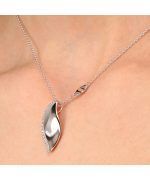 Morellato Foglia 925 Silver Necklace SAKH34 For Women