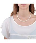 Morellato Essential Pearl 925 Silver Necklace SANH01 For Women