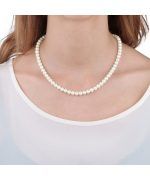 Morellato Essential Pearl 925 Silver Necklace SANH01 For Women