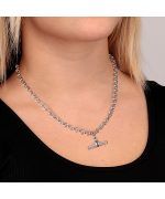 Morellato Abbraccio Silver Necklace SAUC11 For Women