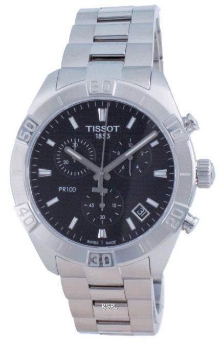 Tissot PR 100 Sport Chronograph Quartz T101.617.11.051.00 T1016171105100 100M Men's Watch