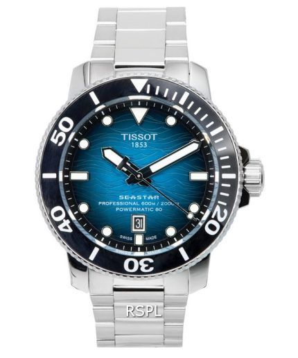 Tissot Seastar 2000 Professional Powermatic 80 Diver's T120.607.11.041.00 T1206071104100 600M Men's Watch