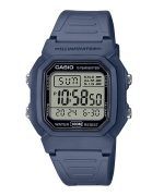 Casio Digital Resin Strap Light Blue Quartz W-800H-2AV 100M Mens Watch