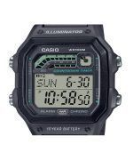 Casio Standard Digital Resin Strap Gray Quartz WS-1600H-8AV 100M Mens Watch