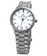 Westar Profile Stainless Steel White Dial Quartz 40182STN407 Women's Watch