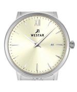 Westar Profile Stainless Steel Light Champagne Dial Quartz 40215STN102 Women's Watch