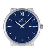 Westar Profile Stainless Steel Blue Dial Quartz 40215STN104 Women's Watch