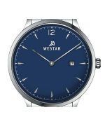 Westar Profile Stainless Steel Blue Dial Quartz 40218STN104 Women's Watch