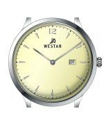 Westar Profile Leather Strap Light Champagne Dial Quartz 50217STN182 Men's Watch