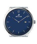 Westar Profile Stainless Steel Blue Dial Quartz 50218STN104 Men's Watch