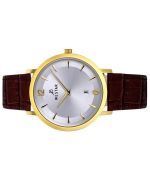 Westar Profile Leather Strap Silver Dial Quartz 50219GPN127 Men's Watch