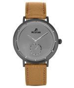 Westar Profile Leather Strap Grey Dial Quartz 50246GGN186 Men's Watch