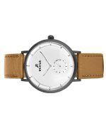 Westar Profile Leather Strap Silver Dial Quartz 50246GGN187 Men's Watch