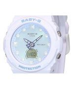 Casio Baby-G Futuristic Holographic Analog Digital Light Green Dial Quartz BGA-320FH-4A 100M Womens Watch