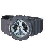 Casio G-Shock Hidden Glow Series Analog Digital Resin Strap Grey Dial Quartz GA-110HD-8A 200M Mens Watch