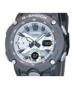 Casio G-Shock Hidden Glow Series Analog Digital Resin Strap Grey Dial Quartz GA-2000HD-8A 200M Mens Watch