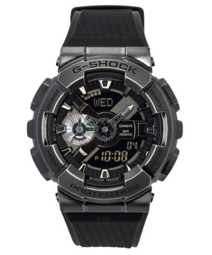 Casio G-Shock Analog Digital Resin Strap Grey Dial Quartz GM-110VB-1A 200M Men's Watch