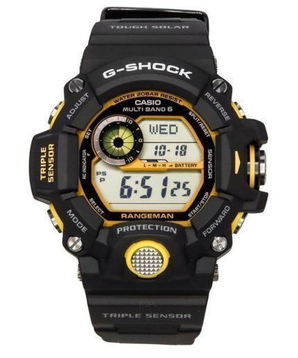 Casio G-Shock Master Of G-Land Rangeman Digital Black Resin Strap Solar GW-9400Y-1 200M Men's Watch