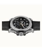 Ingersoll The Freestyle Leather Strap Skeleton Black Dial Automatic I14401 Men's Watch