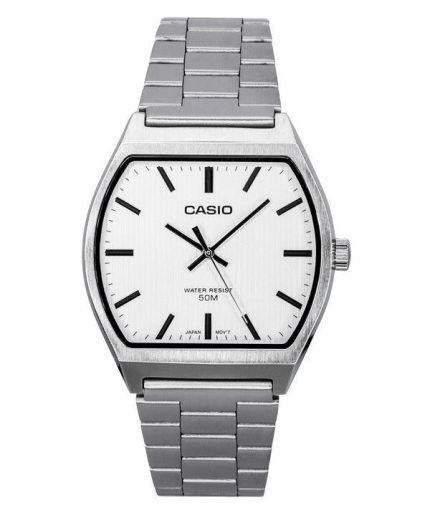 Casio Standard Analog Stainless Steel White Dial Quartz MTP-B140D-7A Men's Watch