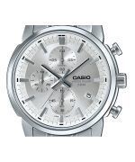 Casio Standard Analog Chronograph Stainless Steel Silver Dial Quartz MTP-E510D-7AV Men's Watch