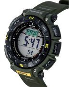 Casio Pro Trek Digital Green Bio Based Resin Strap Tough Solar PRG-340-3 100M Men's Watch