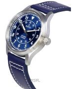 Ratio Skysurfer Pilot Blue Sunray Dial Leather Automatic RTS309 200M Men's Watch