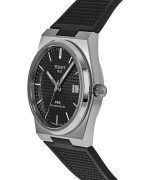 Tissot T-Classic PRX Powermatic 80 Rubber Strap Black Dial Automatic T137.407.17.051.00 100M Mens Watch