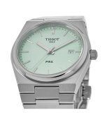 Tissot T-Classic PRX Stainless Steel Light Green Dial Quartz T137.410.11.091.01 100M Unisex Watch