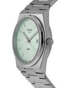 Tissot T-Classic PRX Stainless Steel Light Green Dial Quartz T137.410.11.091.01 100M Unisex Watch