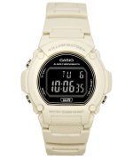 Casio Standard Illuminator Digital White Resin Strap Quartz W-219HC-8B Men's Watch