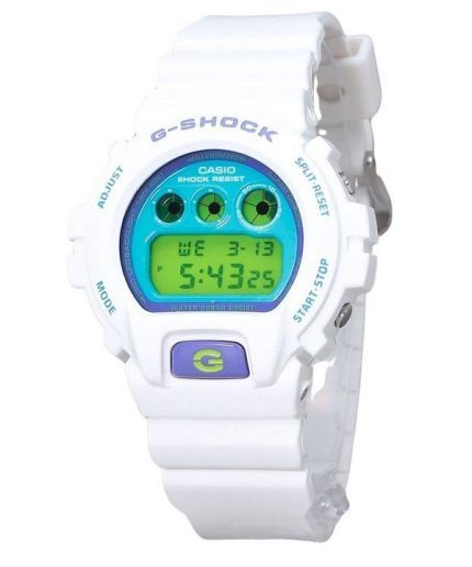 Casio G-Shock Digital White Bio Based Resin Quartz DW-6900RCS-7 200M Men's Watch