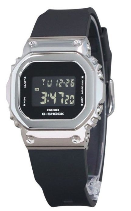 Casio G-Shock Digital Metal Bezel Resin Strap Quartz GM-5600U-1 200M Men's Watch