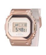 Casio G-Shock Digital Pink Gold Ion Plated Bezel Resin Strap Quartz GM-S5600UPG-4 200M Women's Watch