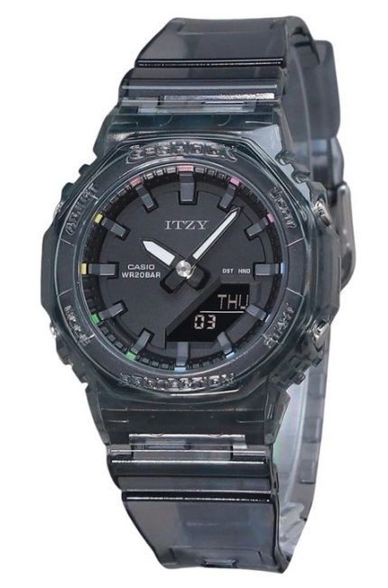 Casio G-Shock Analog Digital ITZY Collaboration Black Dial Quartz GMA-P2100ZY-1A 200M Women's Watch