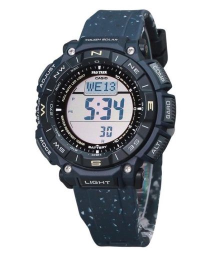 Casio ProTrek Climber Line Digital Blue Silicon Strap Tough Solar PRG-340SC-2 100M Men's Watch